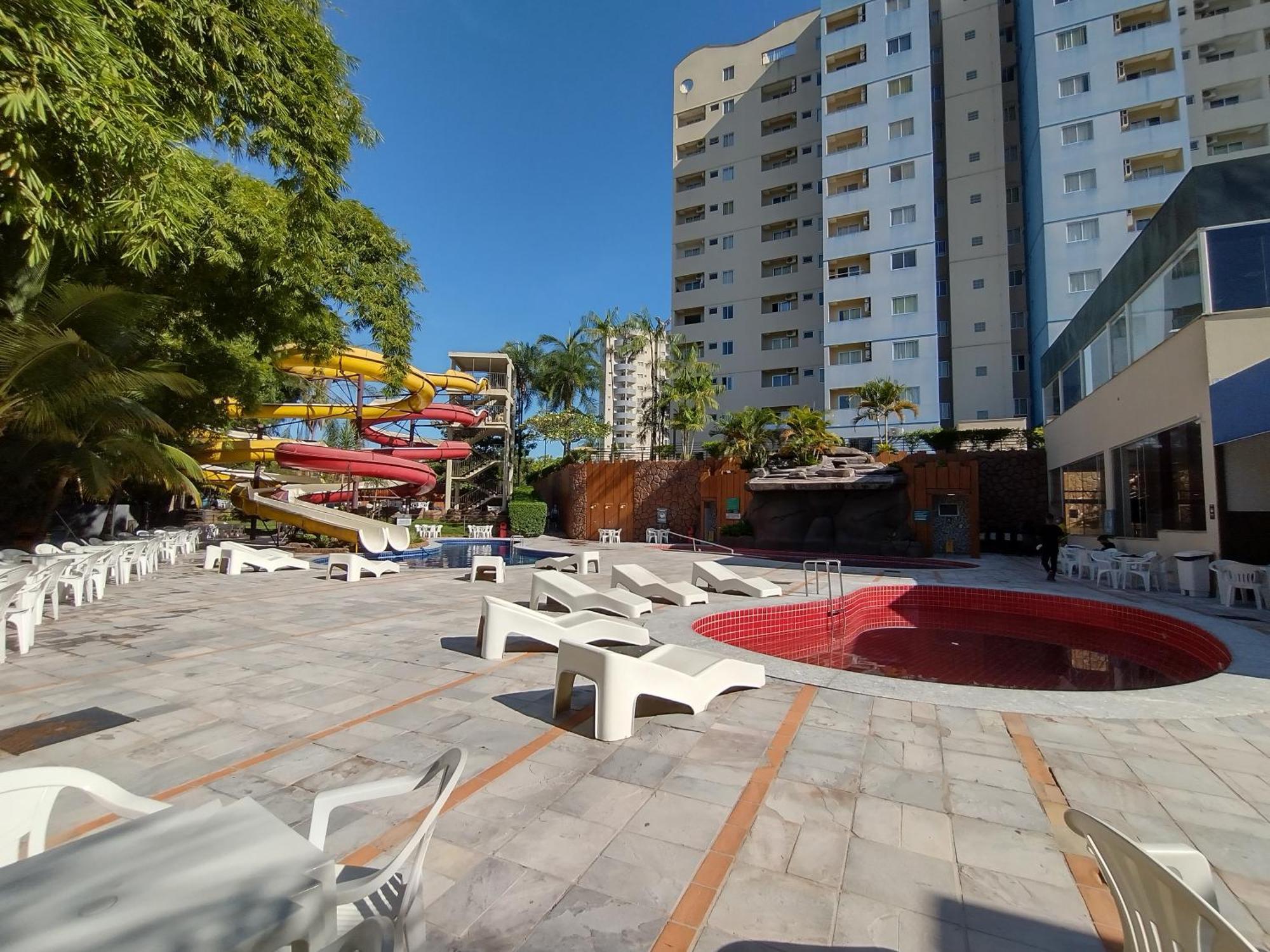 Golden Dolphin Grande Hotel Caldas Novas - Achei Ferias - Com Roupa De Cama Exterior foto